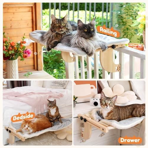 Oversized Adjustable Cat Window Perch - Image 4