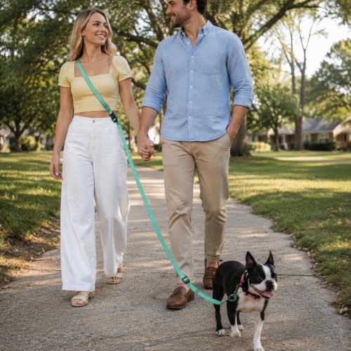 Kazazoo Hands-Free Dog Leash Adjustable Length 5-8 Ft, Crossbody & Waist - Image 3