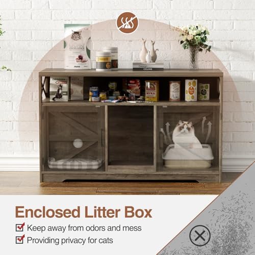 Halitaa Cat Litter Box Enclosure - Image 5