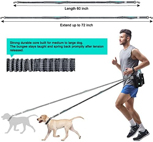 SHINE HAI Retractable Hands Free Dog Leash - Image 4