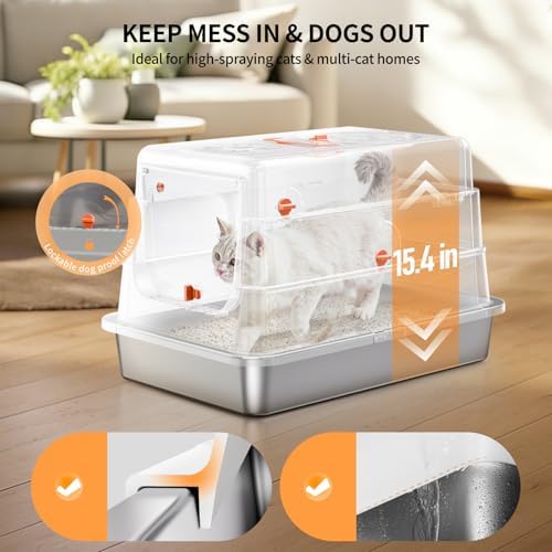 Stainless Steel Cat Litter Box - Image 5