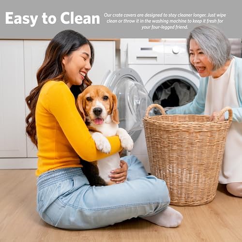 MidWest Homes for Pets XL Dog Crate Cover, Machine Washable - Image 5
