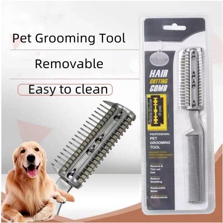 2Pcs Razor Comb for Dogs Cats - Image 3