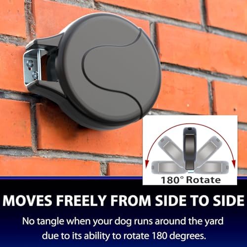 30ft Wall Mount Retractable Dog Tie Out Cable - Image 4