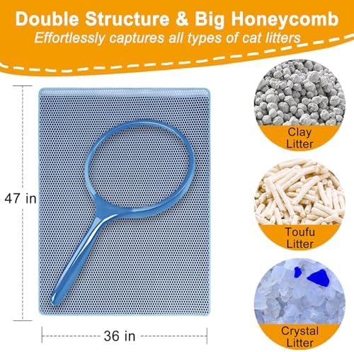 Cat Litter Mats-Extra Large 47''x36'' Litter Catcher Mat - Image 2