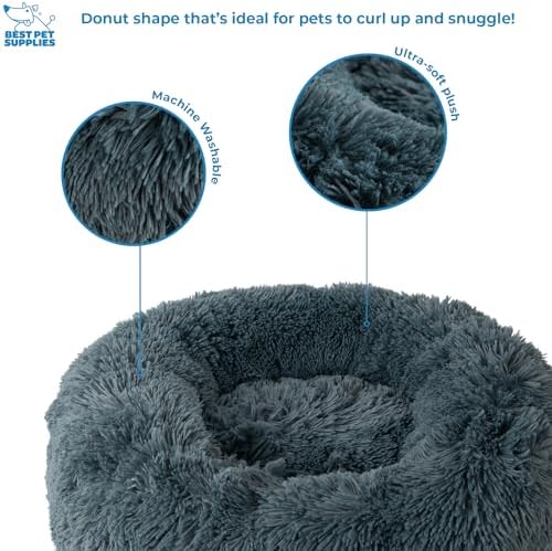 Best Pet Supplies Round Calming Dog Bed - Image 5