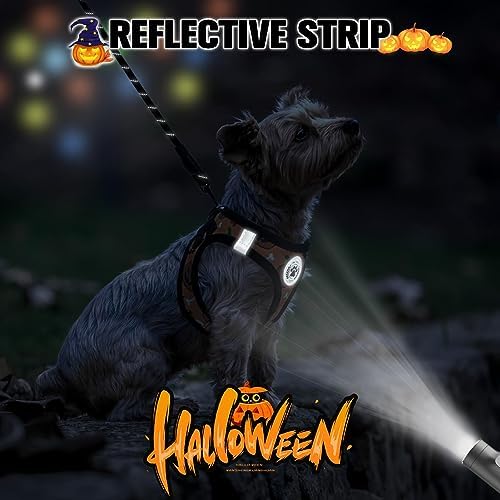 BEAUTYZOO Halloween Dog Harness Medium Sized and Leash Set, No Pull Pet Vest - Image 5