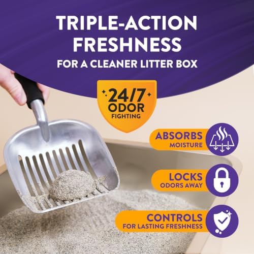 ARM & HAMMER Slide Platinum Easy Clean-Up Clumping Cat Litter, 37 Lbs - Image 2