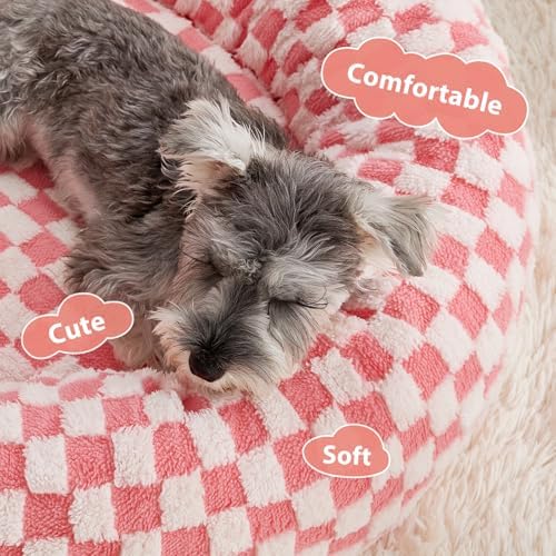 BFPETHOME Medium Washable Cozy Donut Dog Beds - Image 2