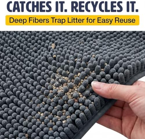 Muddy Mat® | XL Cat Litter Mat 48"x72", Litter Trapping Mat, Super Absorbent - Image 4