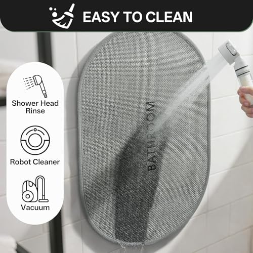 Bath Mat Non Slip, Quick Dry Bathroom Rug Under Door - Image 6