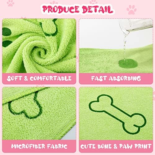 Tatuo 22 Pcs Dog Towels for Drying 20 x 40 Inch Pet Bath Towels Absorbent - Image 4