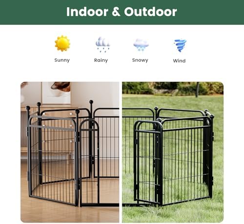 Gardner Pet Dog Playpens, Foldable Pet Play Yard Gate Extensions, Pet Playpen - Image 5