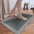 Bath Mat Non Slip, Quick Dry Bathroom Rug Under Door by QiCaiJia