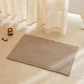 TYUU Waffle Bath Mat, Boho Bathroom Rugs Non Slip, 30x20 Beige by TYUU