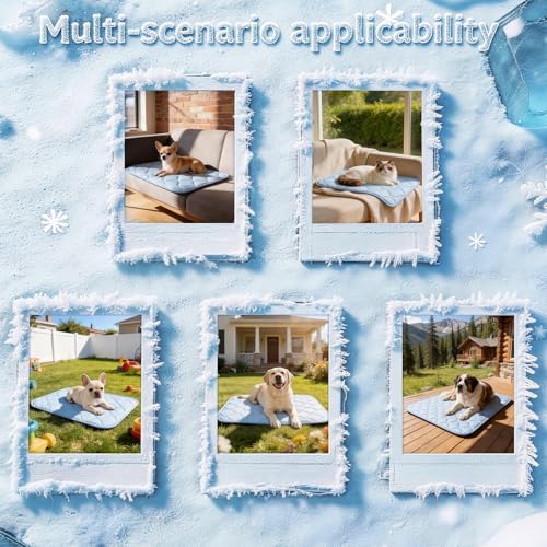 Pet Cooling Mats for Dogs, Cooling Pet Outdoor & Indoor Use - Image 6