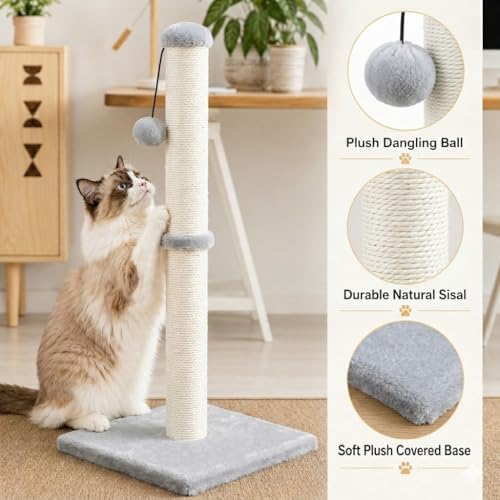Dimaka 34" Tall Cat Scratching Post - Image 3