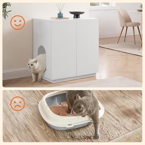 unipaws Tall Cat Litter Box Enclosure - Image 6