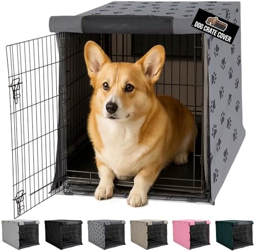 GORILLA GRIP Dog Crate Covers, Wire Kennel Topper, 30 in by GorillaGrip
