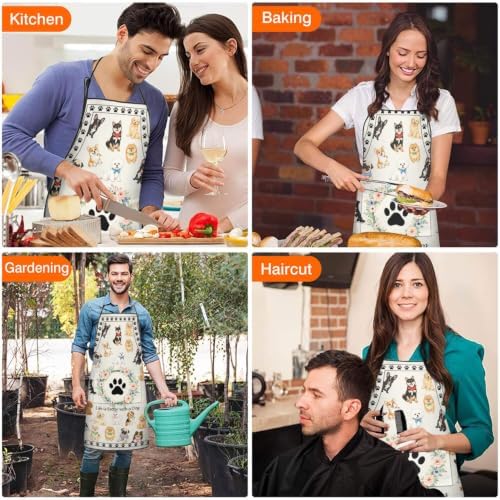 Waterproof Dog Grooming Apron, Adjustable Adult Grooming Smock - Image 7