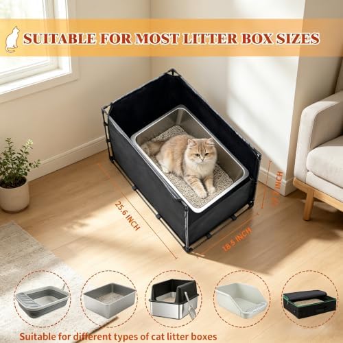 Medium Cat Litter Box Enclosure - Image 2
