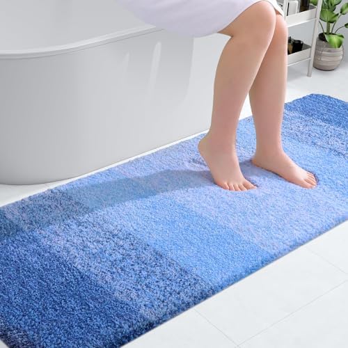 OLANLY Bathroom Runner Rug 70x20, Extra Soft Absorbent Microfiber Bath Rugs by OLANLY