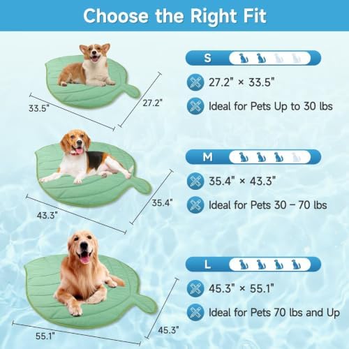 Paw Legend Dog Cooling Mat for Dogs & Cats 27.2" x 33.5", Reversible Pet - Image 6