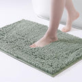 FRESHMINT Chenille Bathroom Rugs Mat 32"x20", Non-Slip Bath Mat by FRESHMINT
