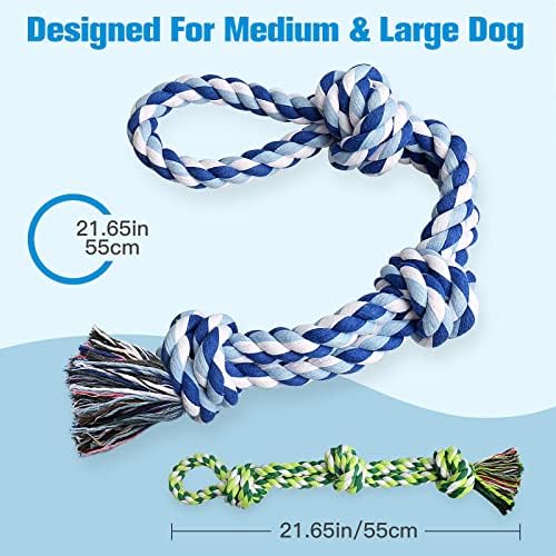 UPSKY 2 Pack Dog Rope Toys, Heavy Duty Dog Chew Toy - Image 2