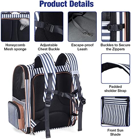 Large Cat Backpack Carrier Expandable Pet Carrier Backpack - Image 4