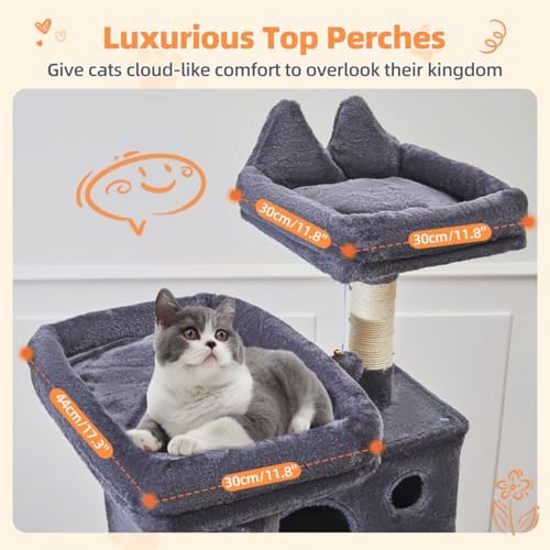 Taoqimiao Cat Tree, 71 in Extra Large Cat Tower - Image 5