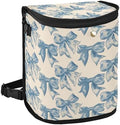 Car Trash Can Blue Bow Car Garbage Bag by Oarencol