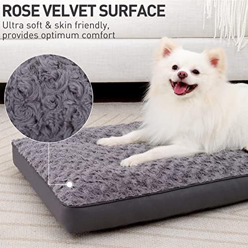 KSIIA Washable Dog Bed for Crate Waterproof for Medium Dogs, 29x18 Inch - Image 2