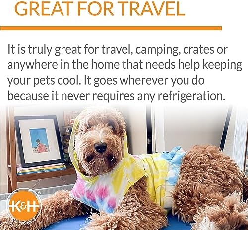K&H Dog Cooling Mat, Coolin' Pet Pad, Large 36x20in Chill Blue - Image 6