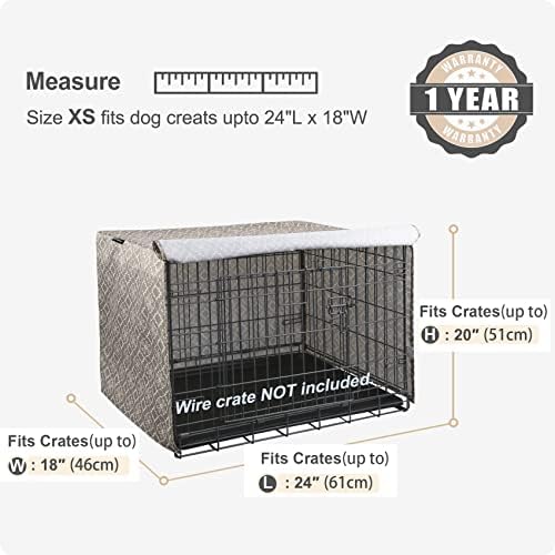 Explore Land Pattern Dog Crate Cover, 24 Inches - Image 2
