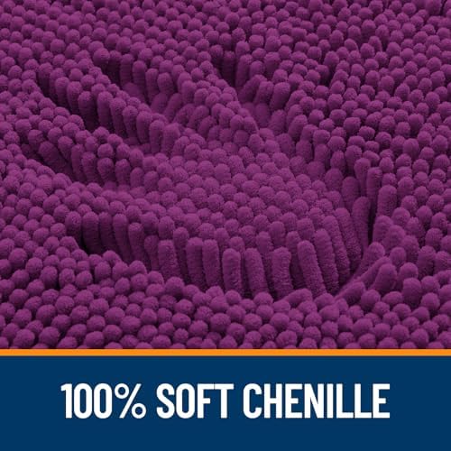 OLANLY Large Bathroom Rugs 47x32, Extra Soft Absorbent Chenille Bath Rugs - Image 3