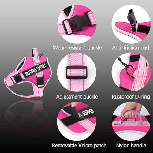 voopet Emotional Support Dog Harness, Professional Service Dog Vest Harness - Image 2
