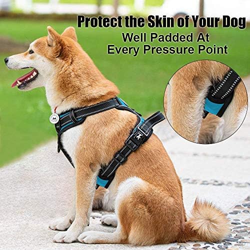 PoyPet No Pull Dog Harness Medium, Reflective Vest - Image 6