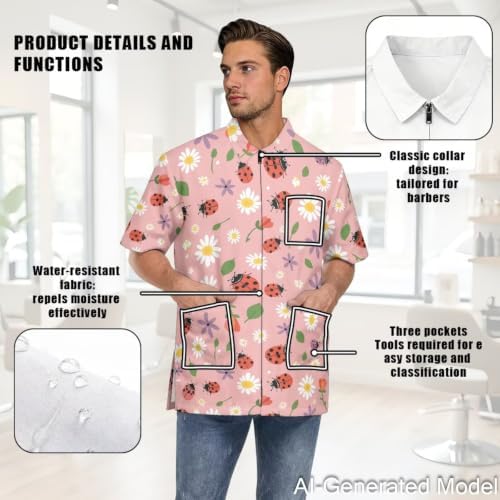 Dog Grooming Smock for Women & Men Water & Hair Repellent - Image 5
