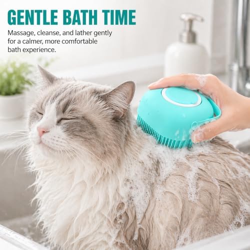 Soft Silicone Pet Bath Massage Brush - Image 6