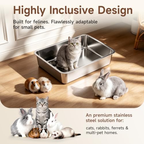 Stainless Steel Cat Litter Box - Image 6