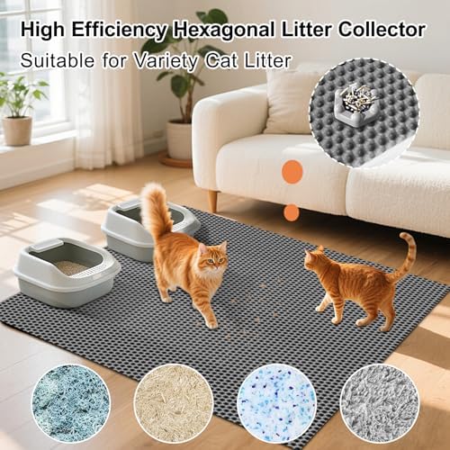 XL Extra Large Cat Litter Box Trapping Mat - Image 3