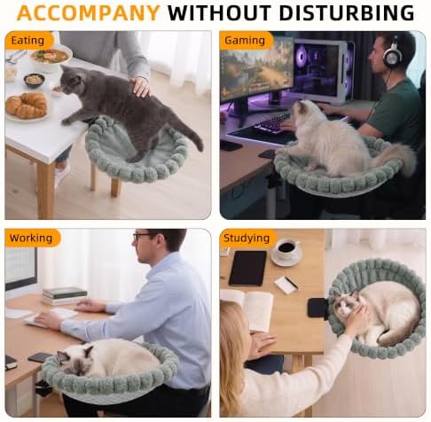 Cat Desk Bed - 2-in-1 Cat Hammock - Image 5