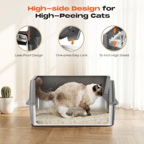 Stainless Steel Cat Litter Box - Image 5