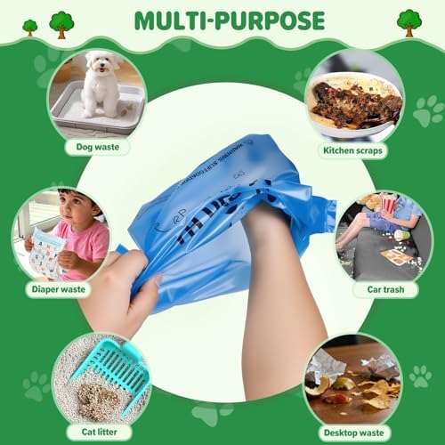 Poop Bags for Dogs, Extra Thick Leak Proof Pet Waste Bag for Puppy Walking and - Image 5
