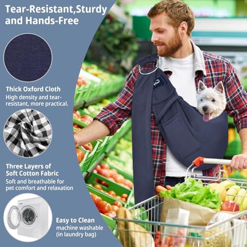CUBY Dog and Cat Sling Carrier - Image 2