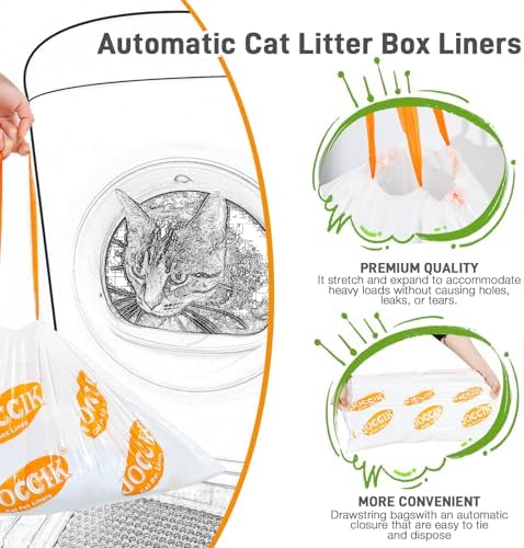 Cat Litter Bags for Automatic Litter Box Liners Compatible - Image 2