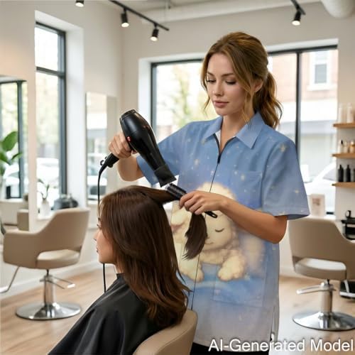 Dog Grooming Smock for Women & Men Water & Hair Repellent - Image 3