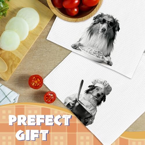 Dog Kitchen Towels Decor Set of 2 - Image 5