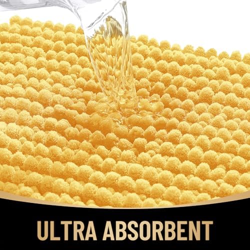 OLANLY Thick Chenille Small Bathroom Rugs 24x16, Absorbent Bath Mat - Image 3